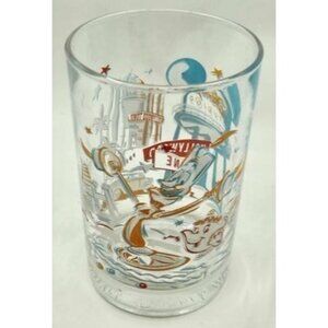 Vtg Walt Disney World Water Glass Tumbler 25th Anniversary Remember The Magic